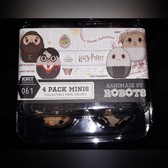 Handmade By Robots HARRY POTTER 4 Pack Mini Collectible Knit Vinyl Figures - Picture 6 of 6